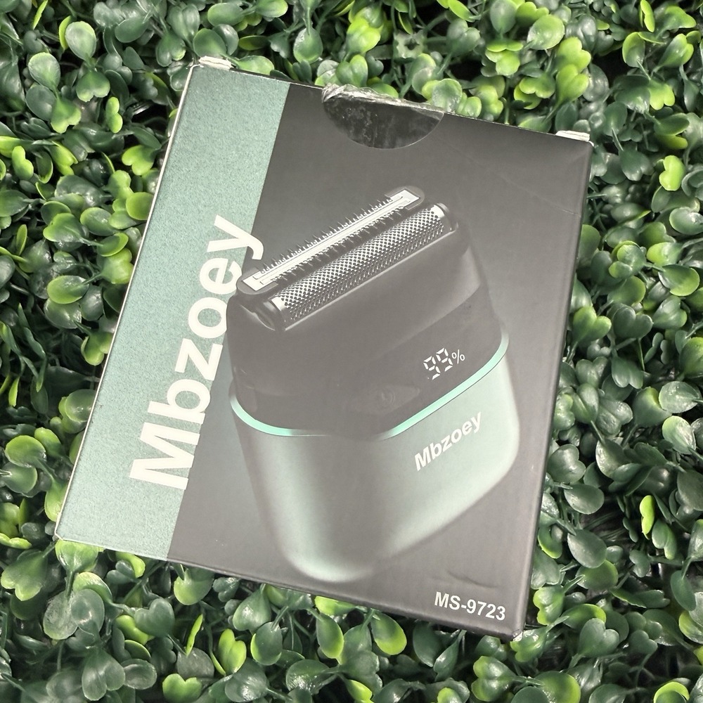 Mbzoey Electric Foil Shavers Mini Electric Travel Dual Head Razor Cordless
